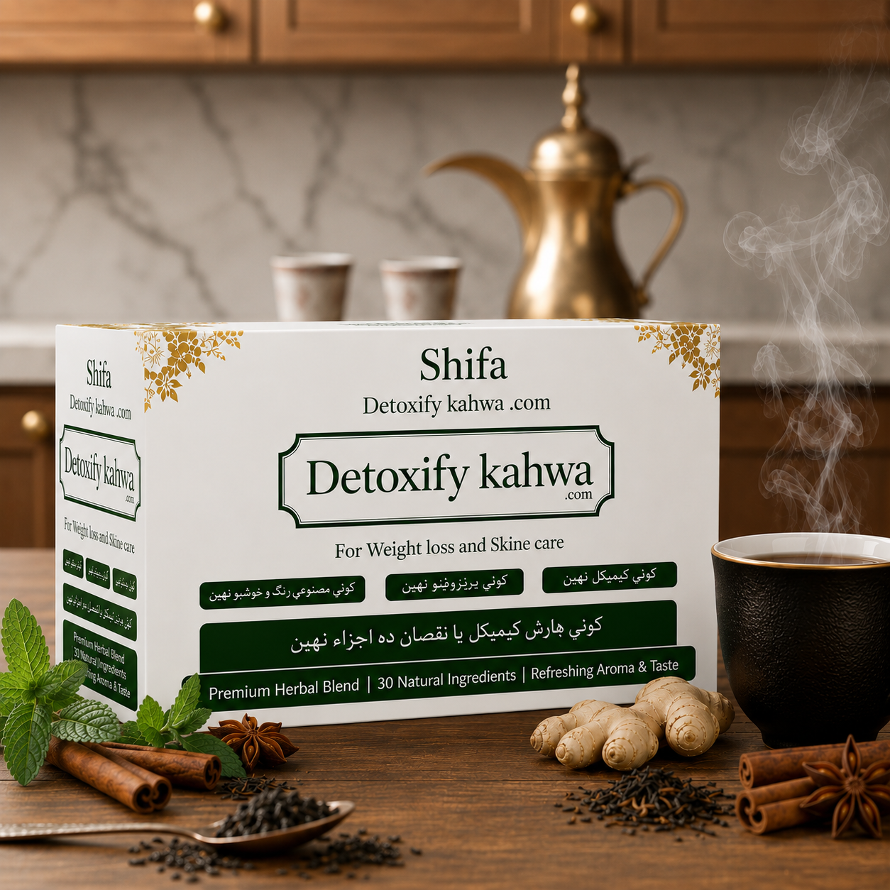 "Detoxify Kahwa - Premium Herbal Blend"