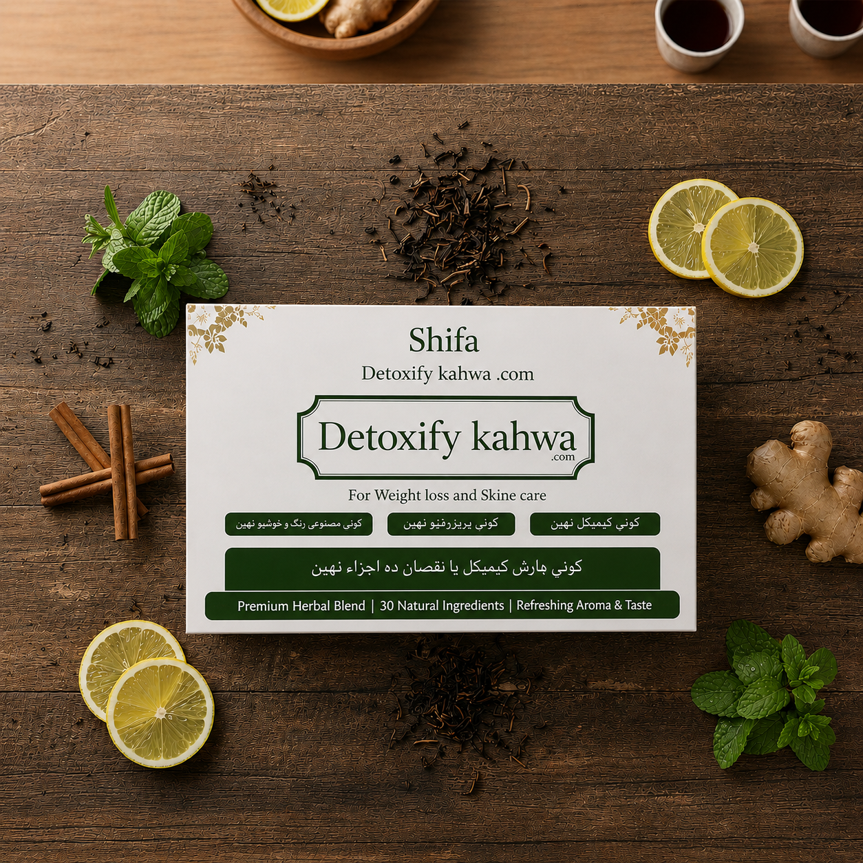 "Detoxify Kahwa - Premium Herbal Blend"